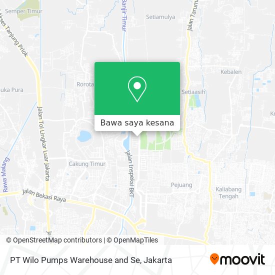 Peta PT Wilo Pumps Warehouse and Se