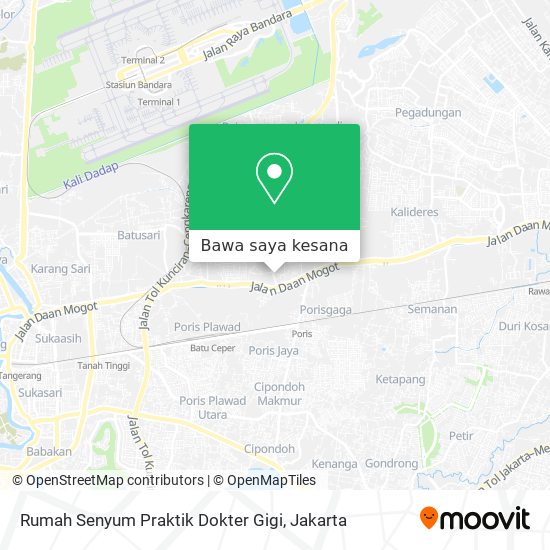 Peta Rumah Senyum Praktik Dokter Gigi