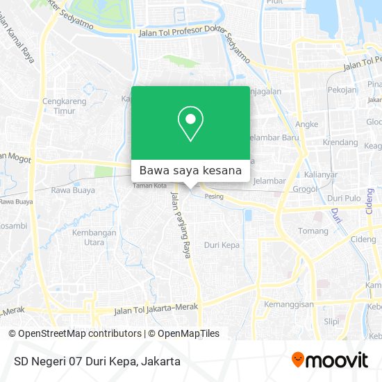 Peta SD Negeri 07 Duri Kepa