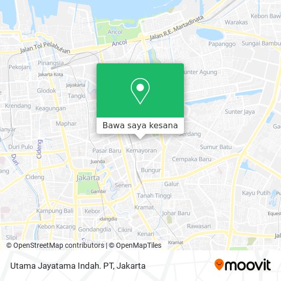 Peta Utama Jayatama Indah. PT