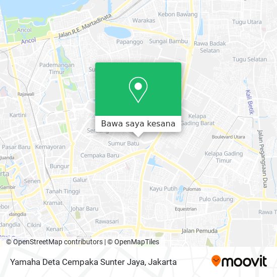 Peta Yamaha Deta Cempaka Sunter Jaya