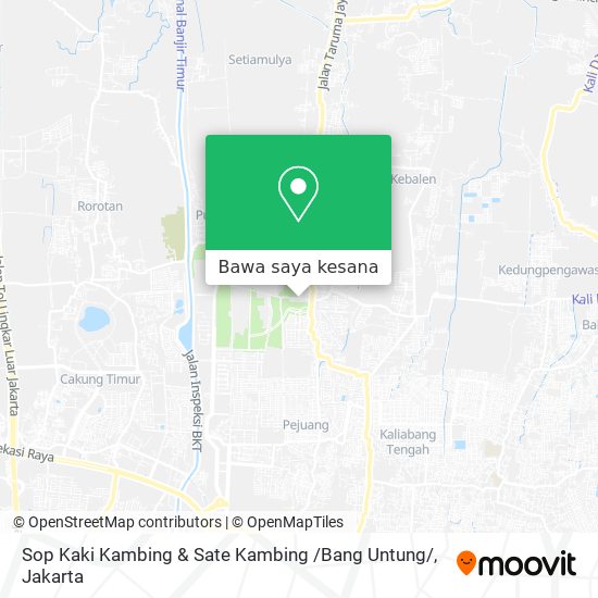Peta Sop Kaki Kambing & Sate Kambing /Bang Untung/