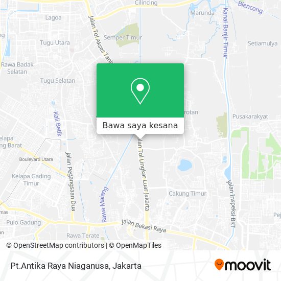 Peta Pt.Antika Raya Niaganusa