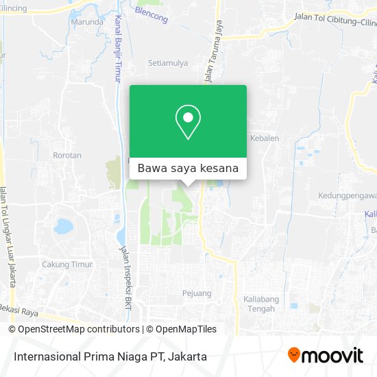 Peta Internasional Prima Niaga PT
