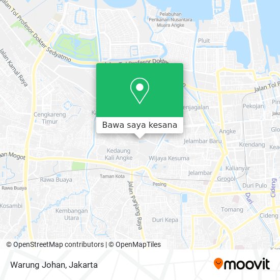 Peta Warung Johan