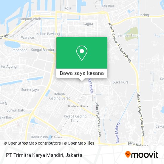 Peta PT Trimitra Karya Mandiri