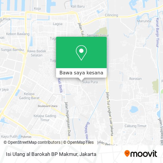 Peta Isi Ulang al Barokah BP Makmur