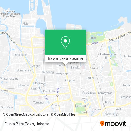 Peta Dunia Baru Toko