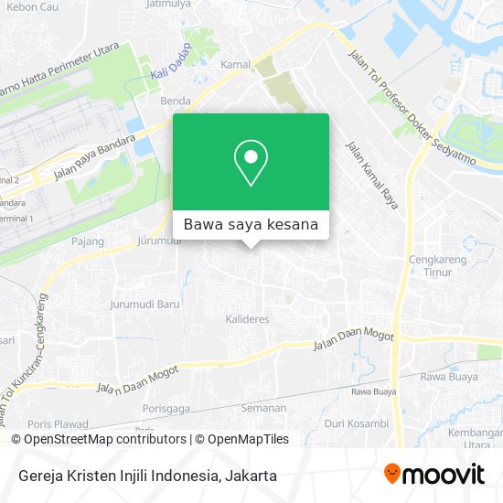 Peta Gereja Kristen Injili Indonesia