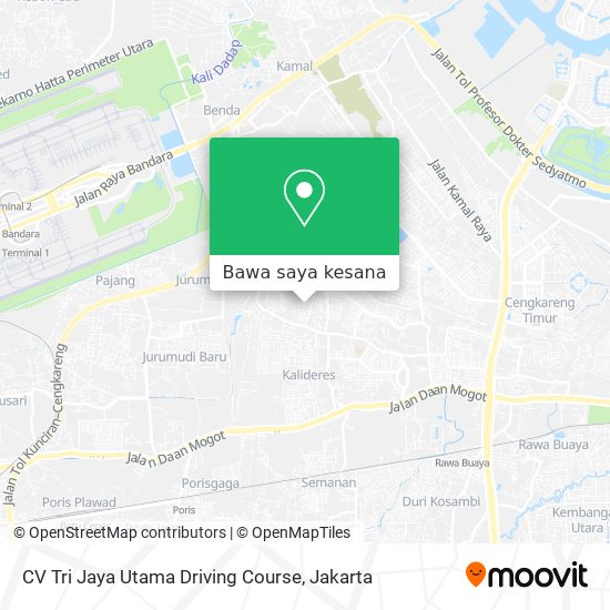 Peta CV Tri Jaya Utama Driving Course