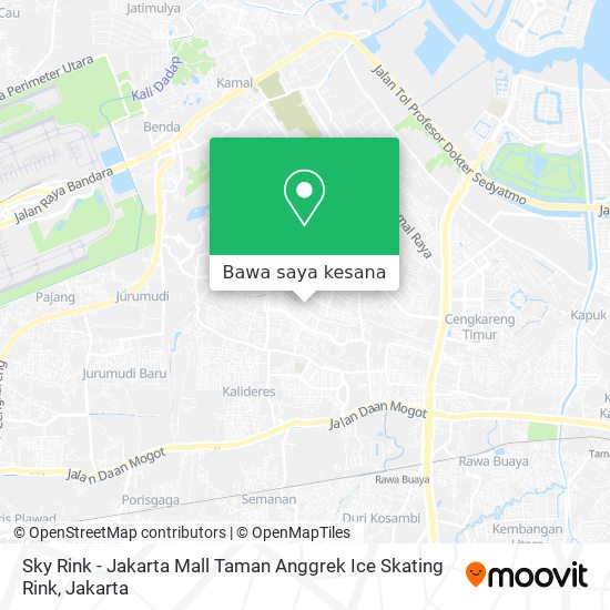 Peta Sky Rink - Jakarta Mall Taman Anggrek Ice Skating Rink
