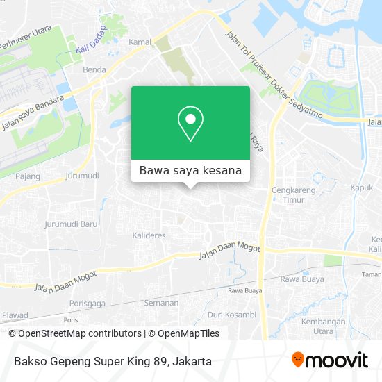 Peta Bakso Gepeng Super King 89