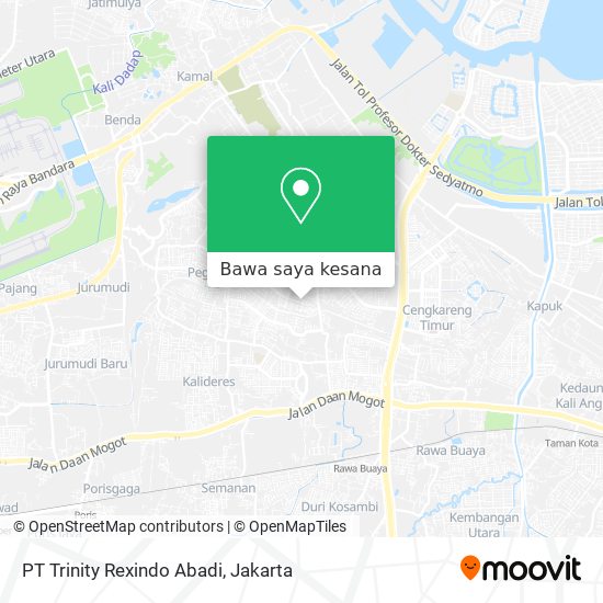 Peta PT Trinity Rexindo Abadi