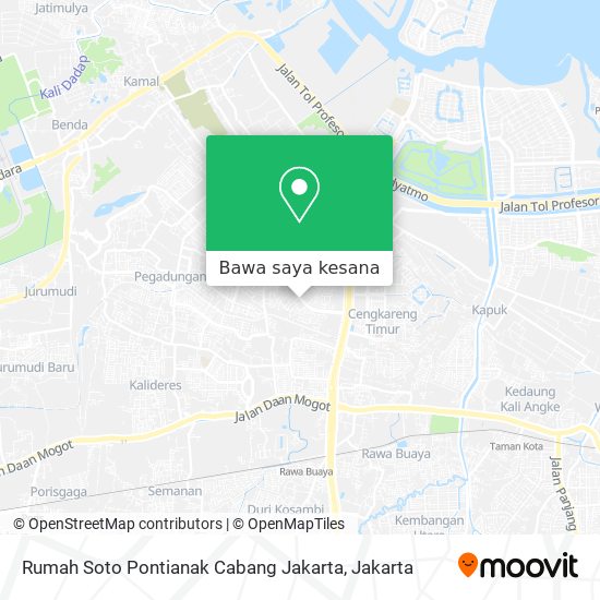 Peta Rumah Soto Pontianak Cabang Jakarta