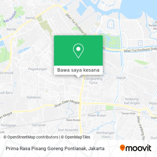 Peta Prima Rasa Pisang Goreng Pontianak