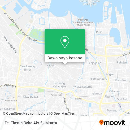Peta Pt. Elastis Reka Aktif