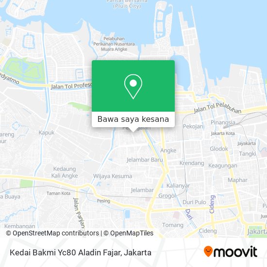 Peta Kedai Bakmi Yc80 Aladin Fajar