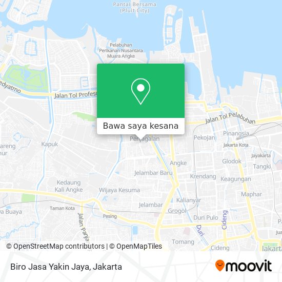 Peta Biro Jasa Yakin Jaya