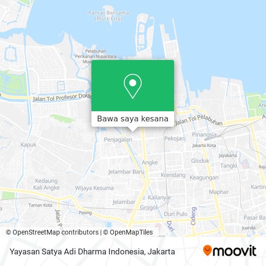 Peta Yayasan Satya Adi Dharma Indonesia