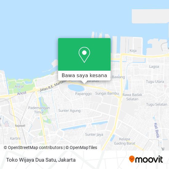 Peta Toko Wijaya Dua Satu