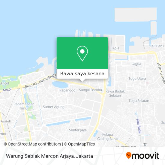 Peta Warung Seblak Mercon Arjaya