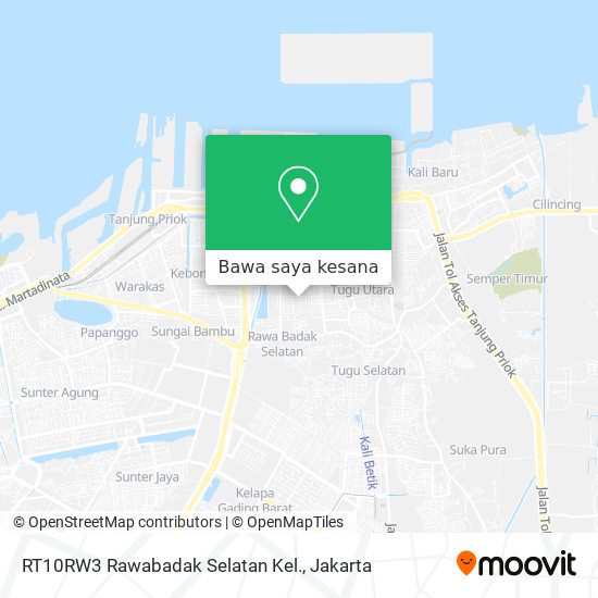 Peta RT10RW3 Rawabadak Selatan Kel.