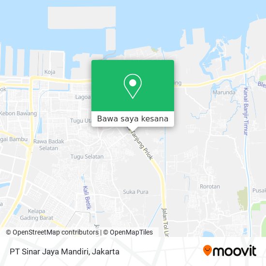 Peta PT Sinar Jaya Mandiri