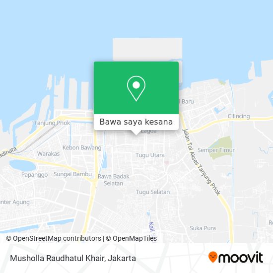 Peta Musholla Raudhatul Khair