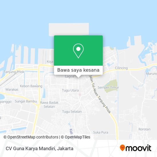 Peta CV Guna Karya Mandiri