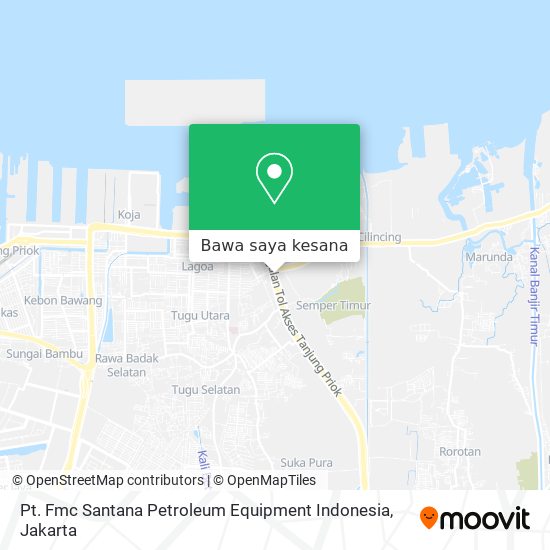 Peta Pt. Fmc Santana Petroleum Equipment Indonesia
