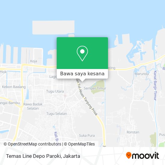 Peta Temas Line Depo Paroki
