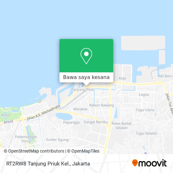 Peta RT2RW8 Tanjung Priuk Kel.