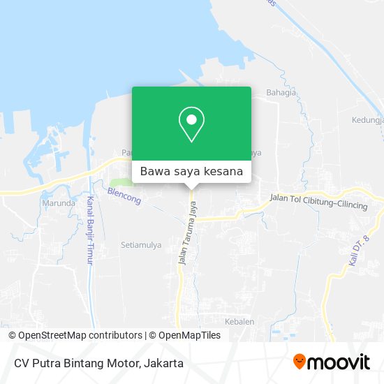 Peta CV Putra Bintang Motor