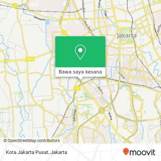 Peta Kota Jakarta Pusat