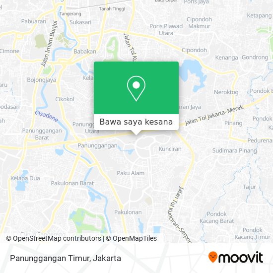 Peta Panunggangan Timur