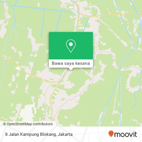 Peta 8 Jalan Kampung Blokang