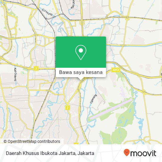 Peta Daerah Khusus Ibukota Jakarta