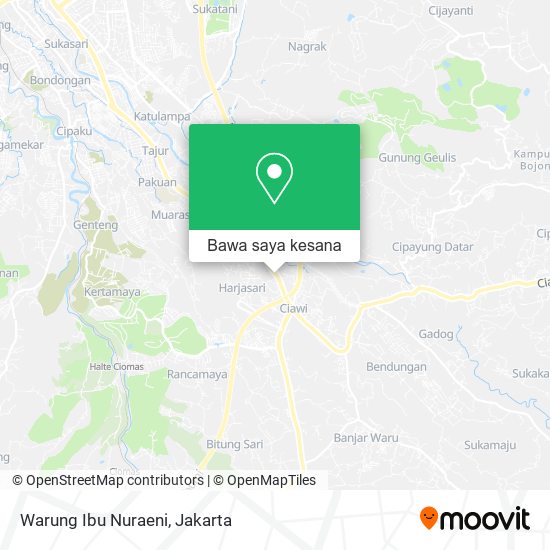 Peta Warung Ibu Nuraeni