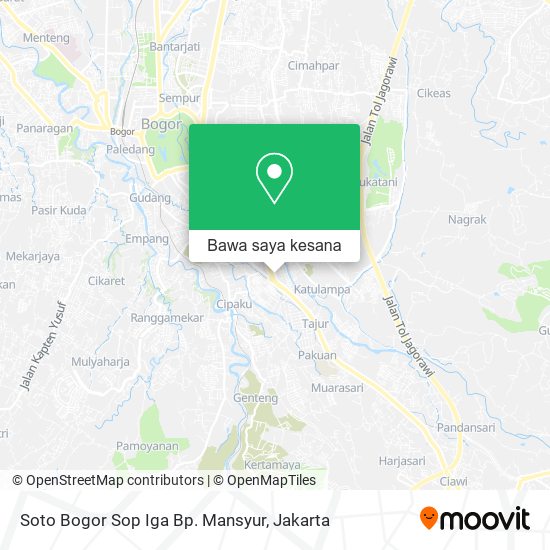Peta Soto Bogor Sop Iga Bp. Mansyur