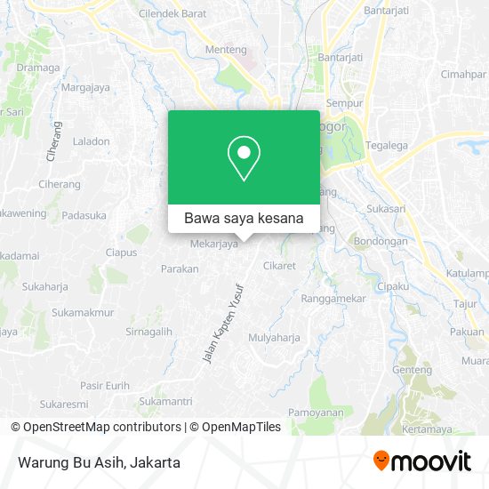 Peta Warung Bu Asih