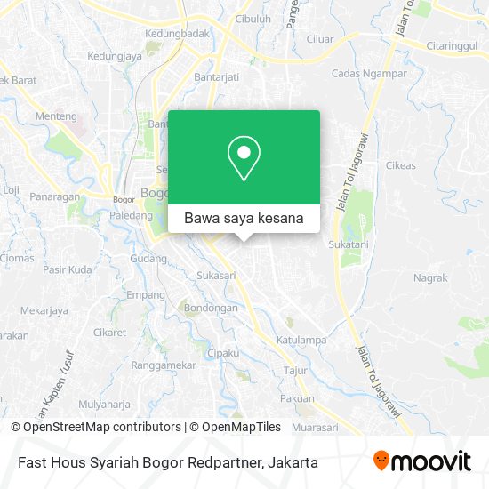 Peta Fast Hous Syariah Bogor Redpartner