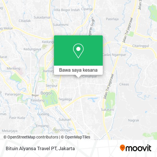 Peta Bituin Alyansa Travel PT