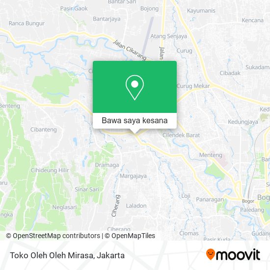 Peta Toko Oleh Oleh Mirasa