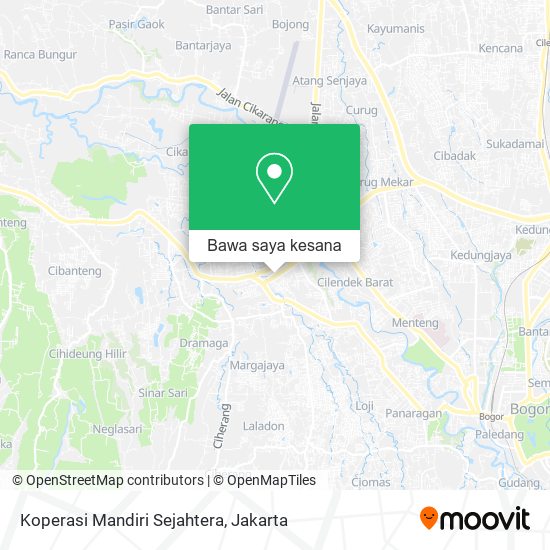 Peta Koperasi Mandiri Sejahtera