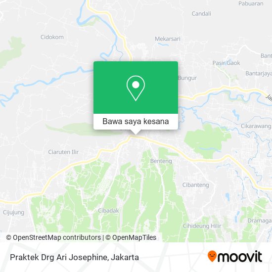 Peta Praktek Drg Ari Josephine
