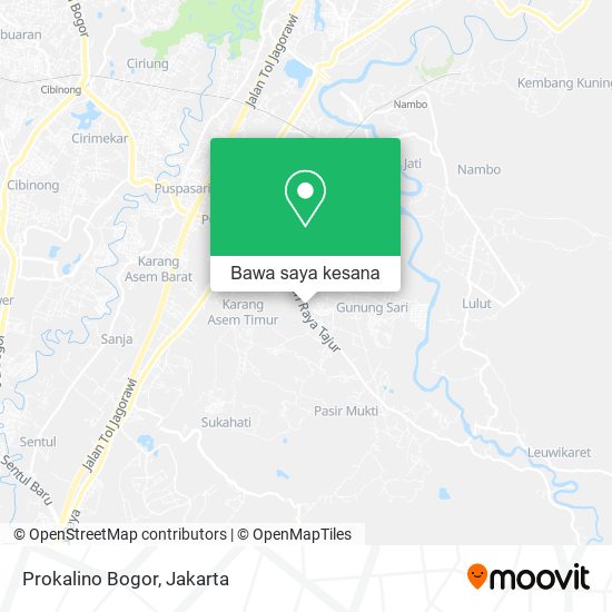 Peta Prokalino Bogor