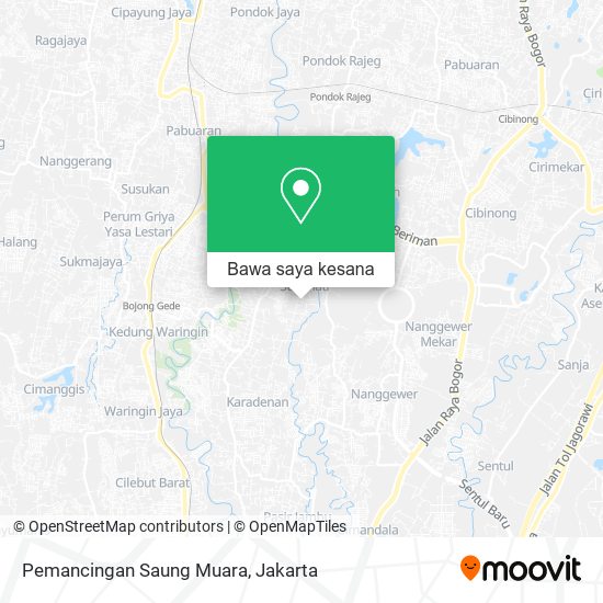 Peta Pemancingan Saung Muara