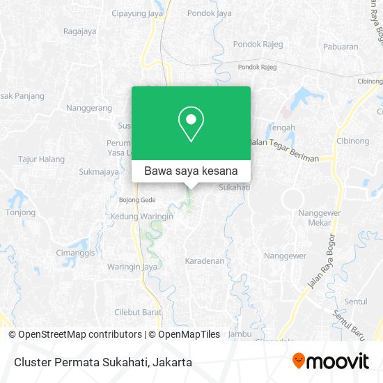 Peta Cluster Permata Sukahati