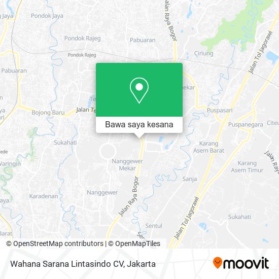 Peta Wahana Sarana Lintasindo CV