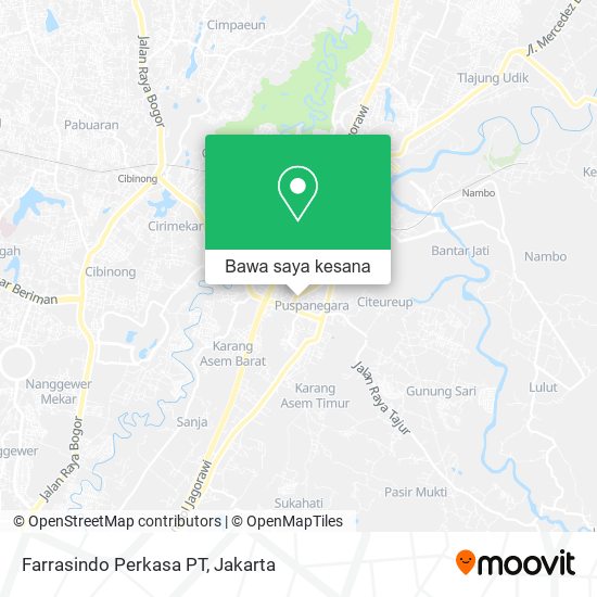 Peta Farrasindo Perkasa PT